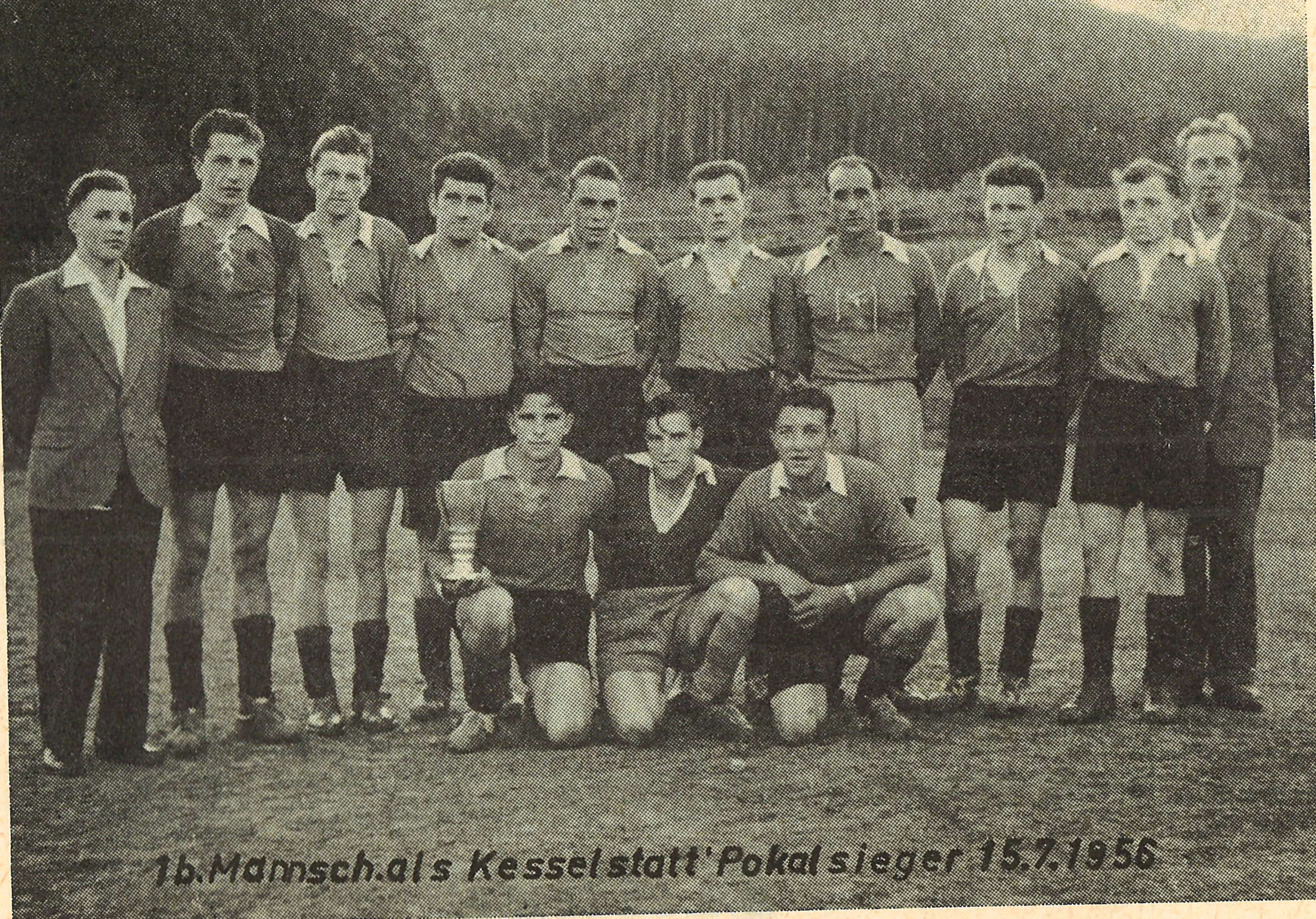 1956 · Die 1b-Mannschaft
