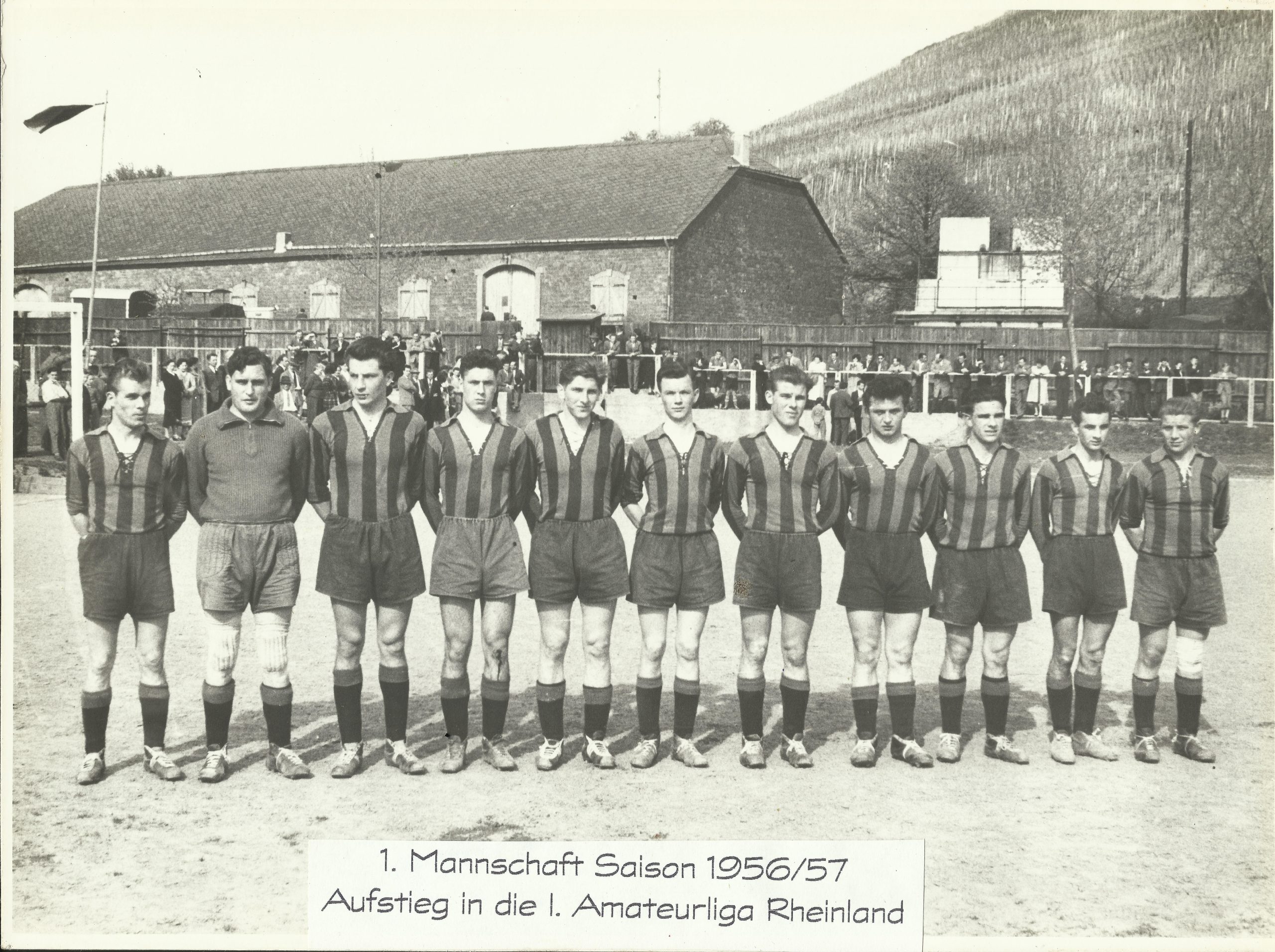1956/57 · Meistermannschaft und Aufsteiger in die I. Amateurliga Rheinland