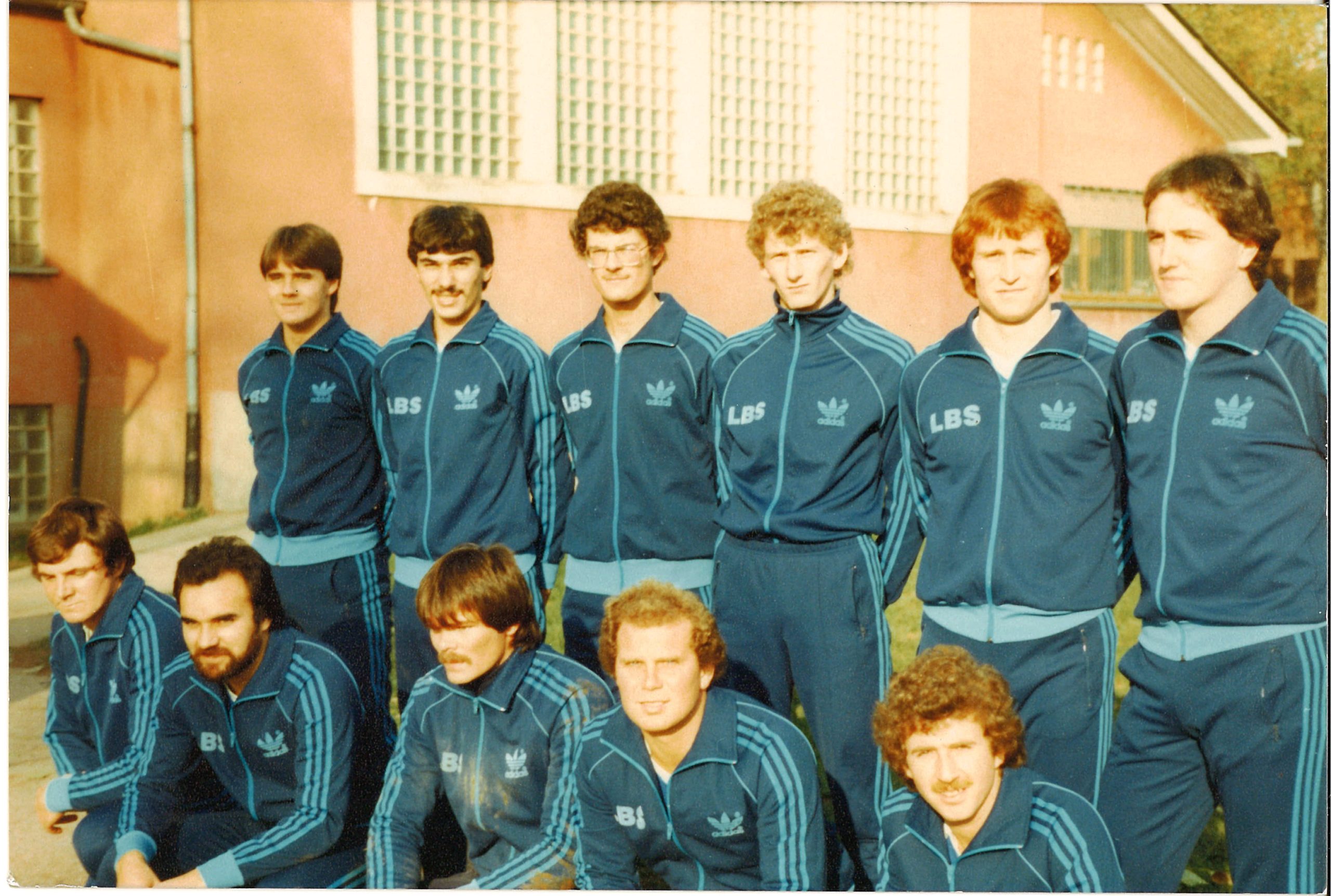 1979/80 · Die Mannschaft in Vereins-Trainingsanzügen