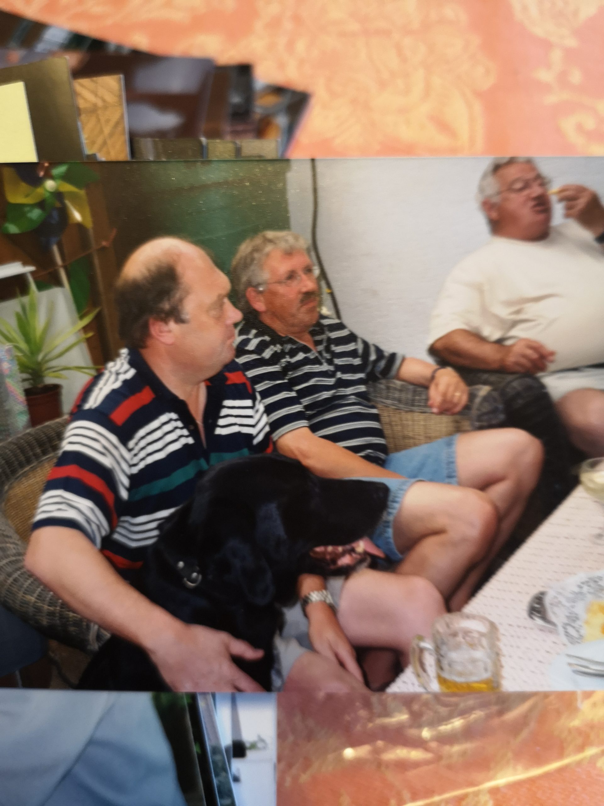 1995 · Gesellige Runde mit Hans-Josef Wagner und Josef Rohr