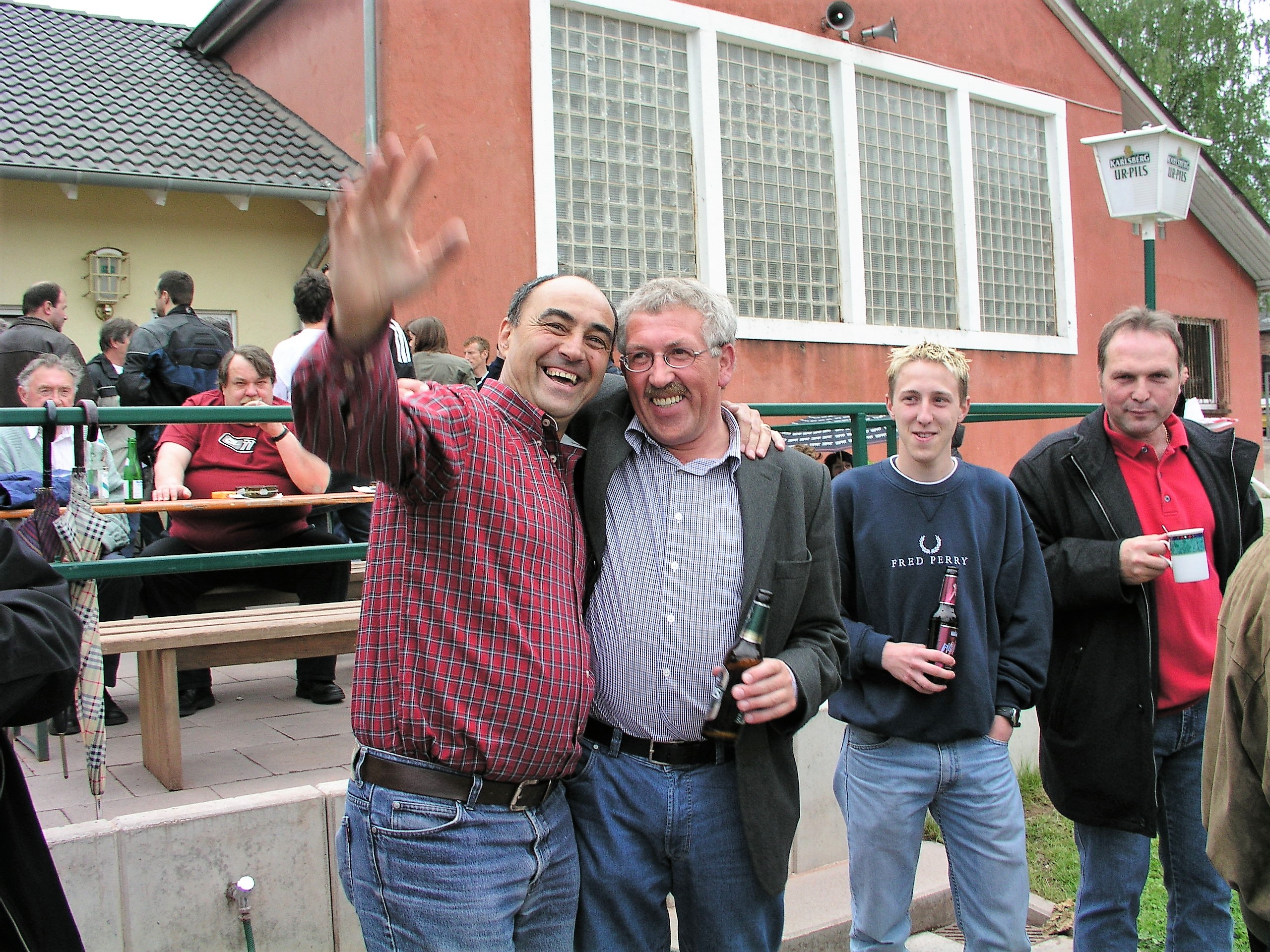 2003 · Egbert Konder und Josef Rohr bei den Feierlichkeiten
