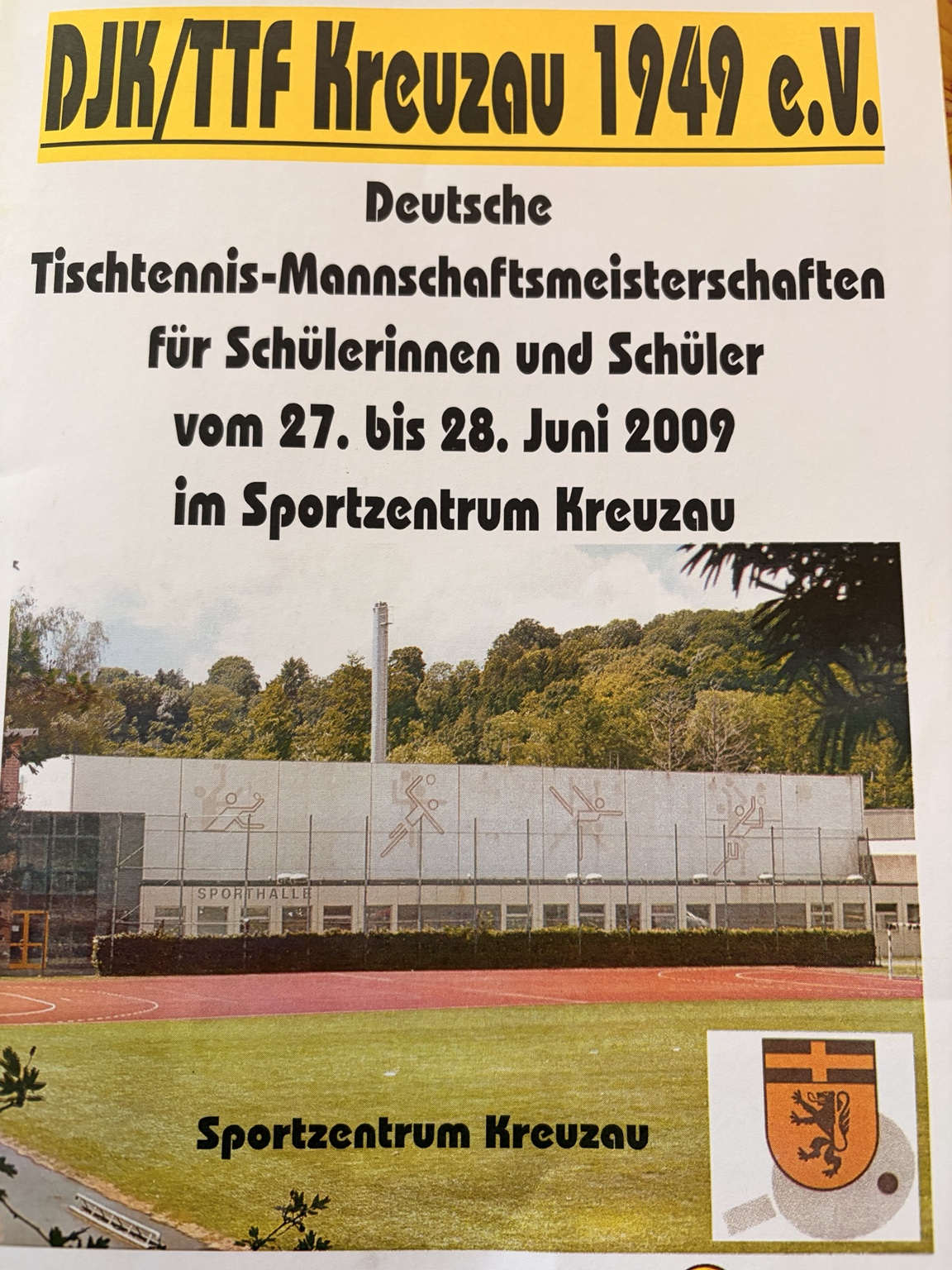 Programm der Deutschen Mannschaftsmeisterschaften 2009.