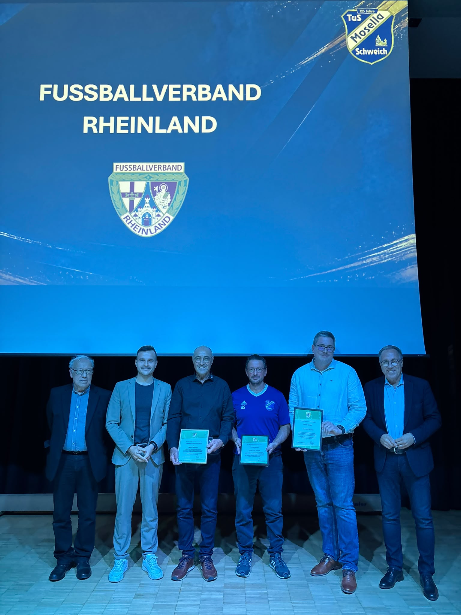 Ehrungen durch den Fußballverband Rheinland