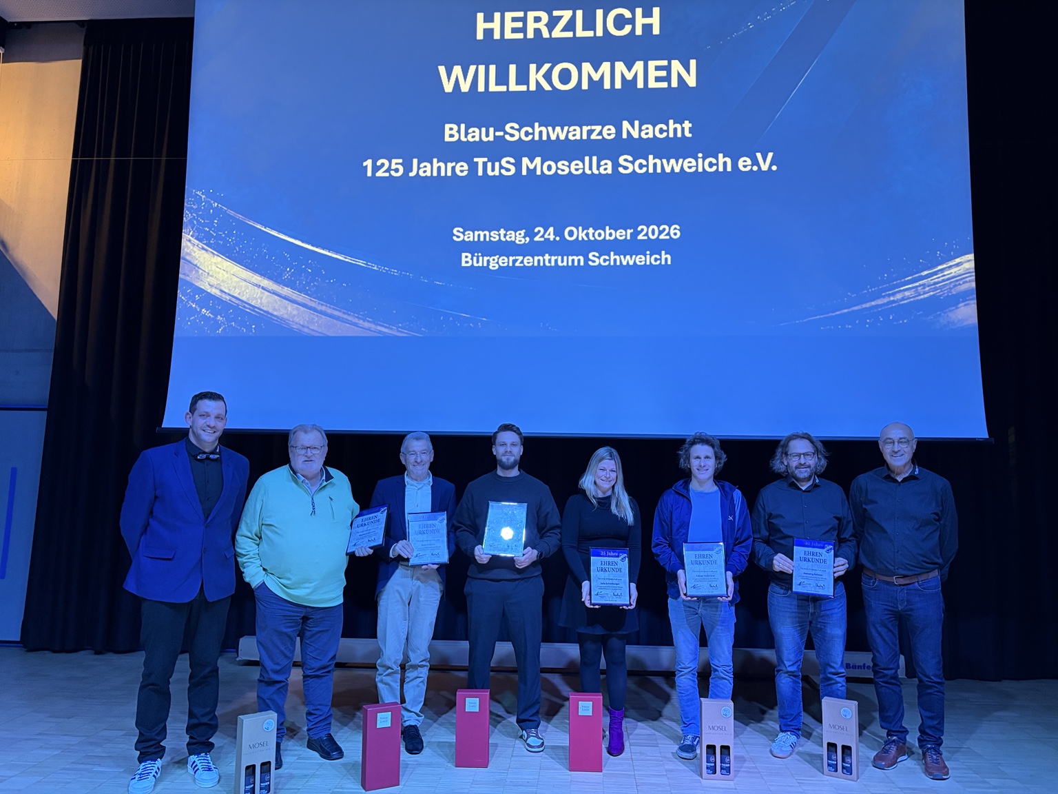 Vereinsehrungen für 25 und 40 Jahre Mitgliedschaft