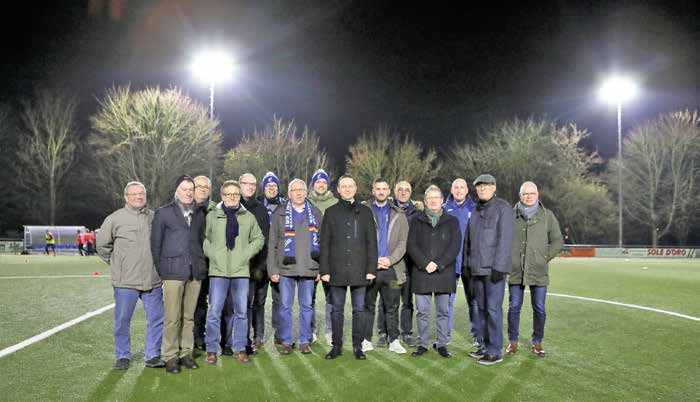 Einweihung der LED Flutlichtanlage am Sportplatz am Winzerkeller Einweihung der LED Flutlichtanlage am Sportplatz am Winzerkeller